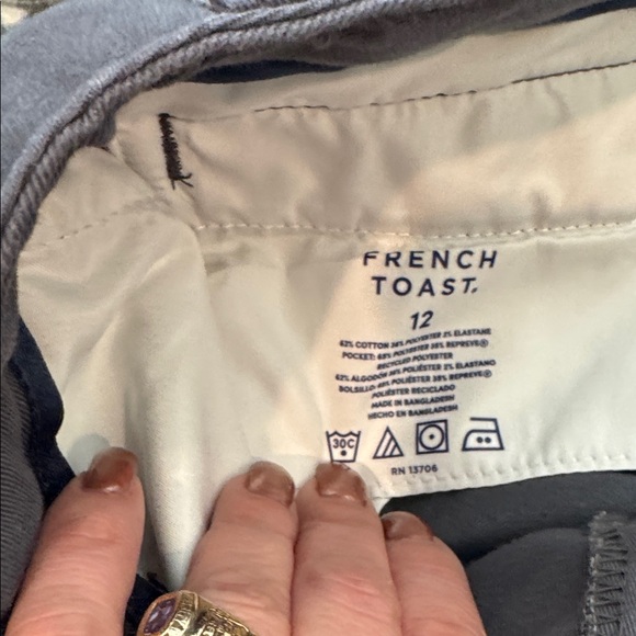 French Toast Gray Pants - Picture 2 of 7